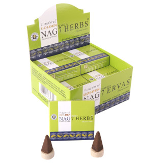 Vijayshree Golden Nag Cones - 7 Herbs