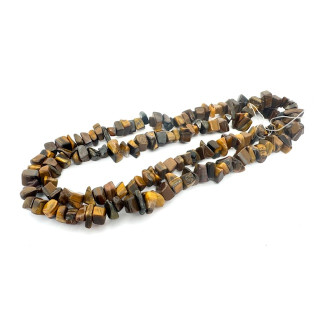 Wholesale 10 mm Tiger Eye Gemstone Chip Necklace