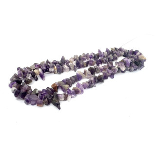 Wholesale 10 mm Amethyst Gemstone Chip Necklace