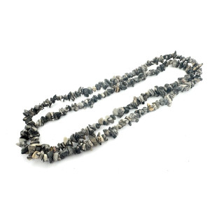 Wholesale Thin Zebra Jaspis Gemstone Chip Necklace