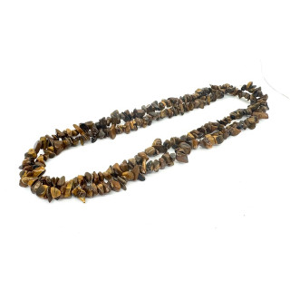 Wholesale Thin Tiger Eye Gemstone Chip Necklace