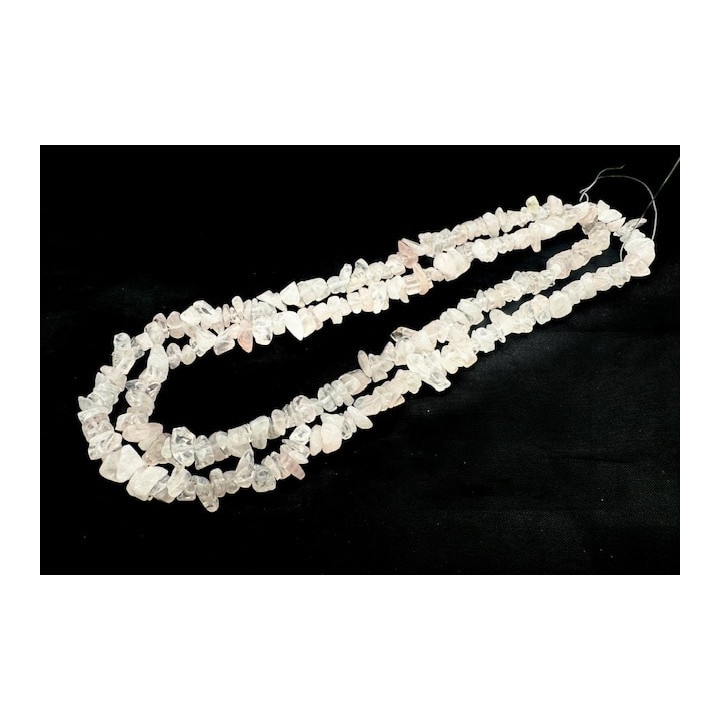 Wholesale Rose Quartz Gemstone Chip Necklace