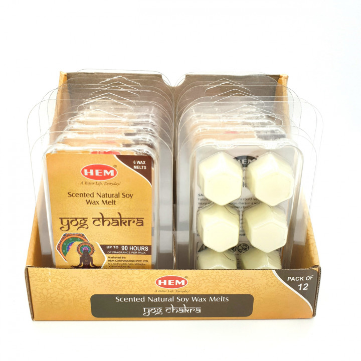Wholesale - HEM Scented Natural Soy Wax Melt - Yog Chakra ()