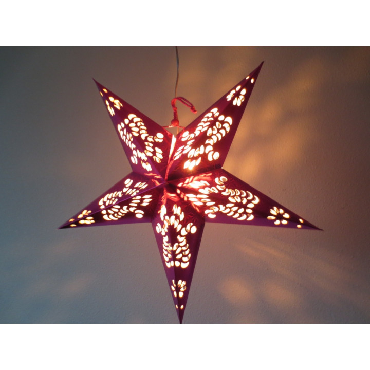 Paper Star Lantern - Pink