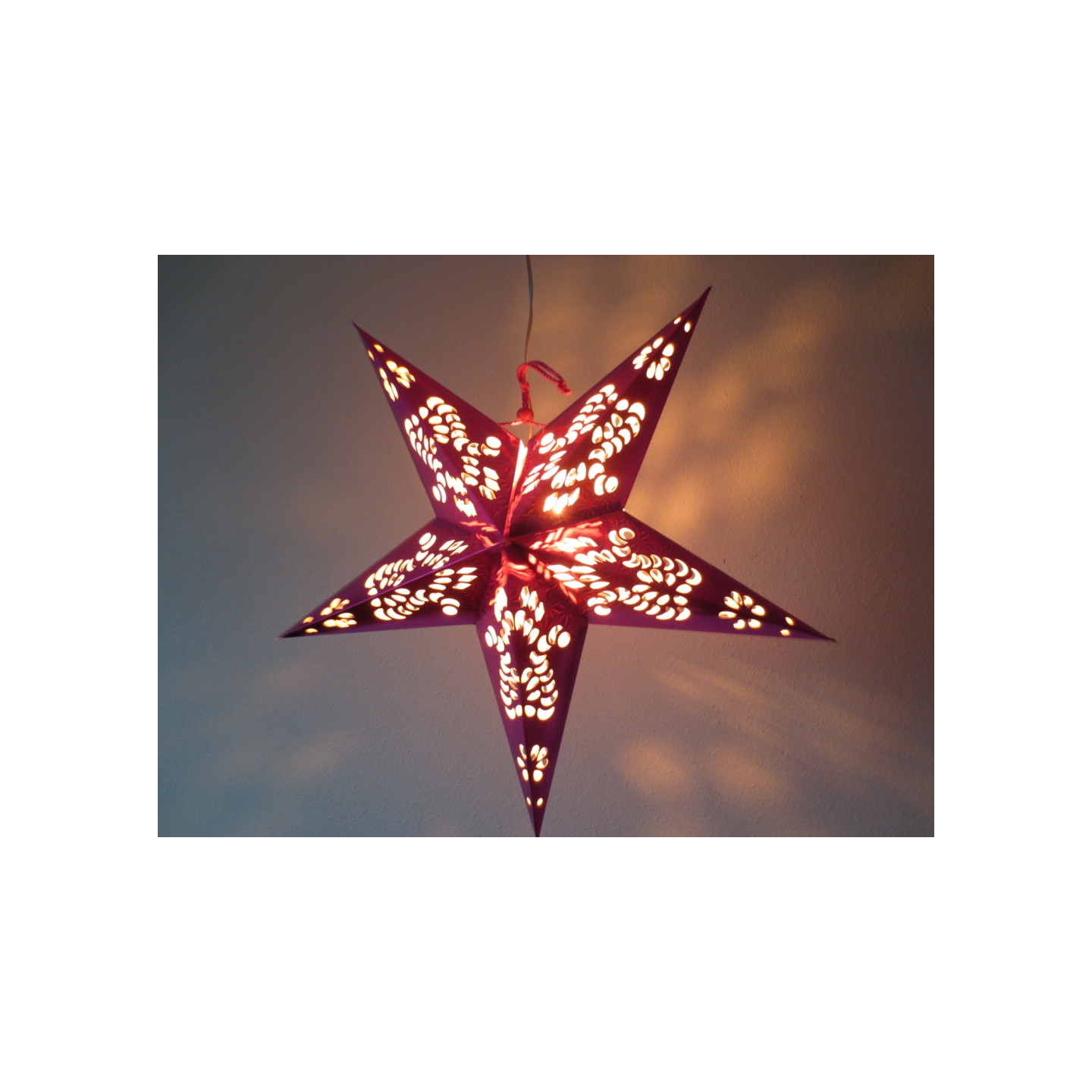 Paper Star Lantern - Pink