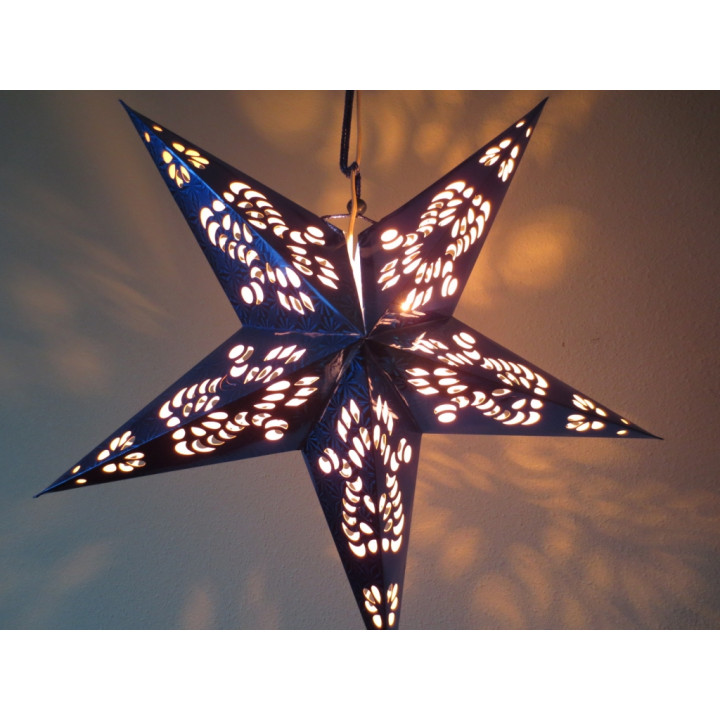 Paper Star Lantern - Blue