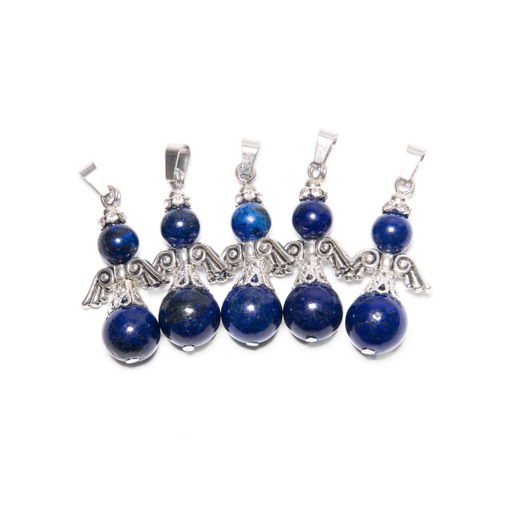 Angel Gemstone Pendant Set () - Lapis Lazuli