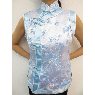 light blue with flowers