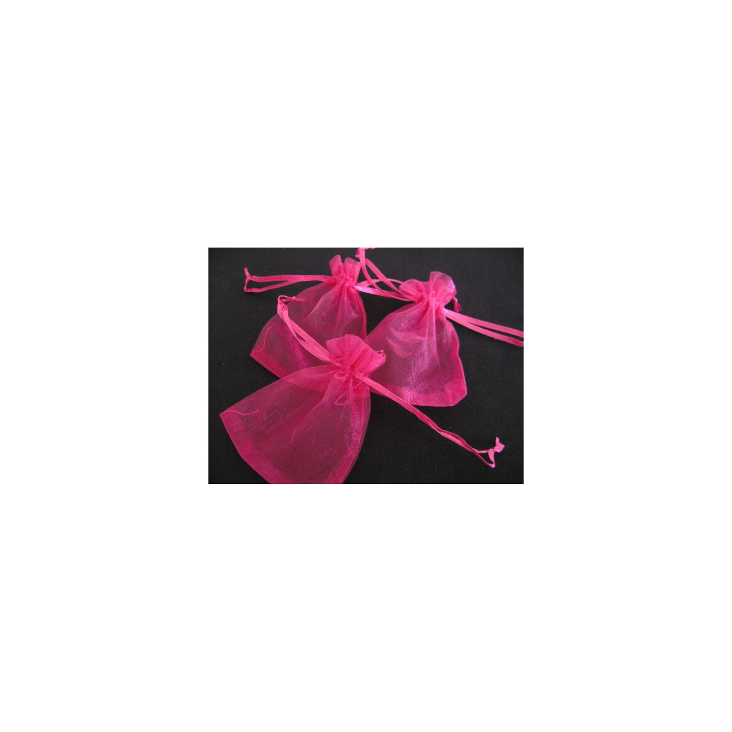 Organza Gift Bag Fuchsia 13 x 20cm