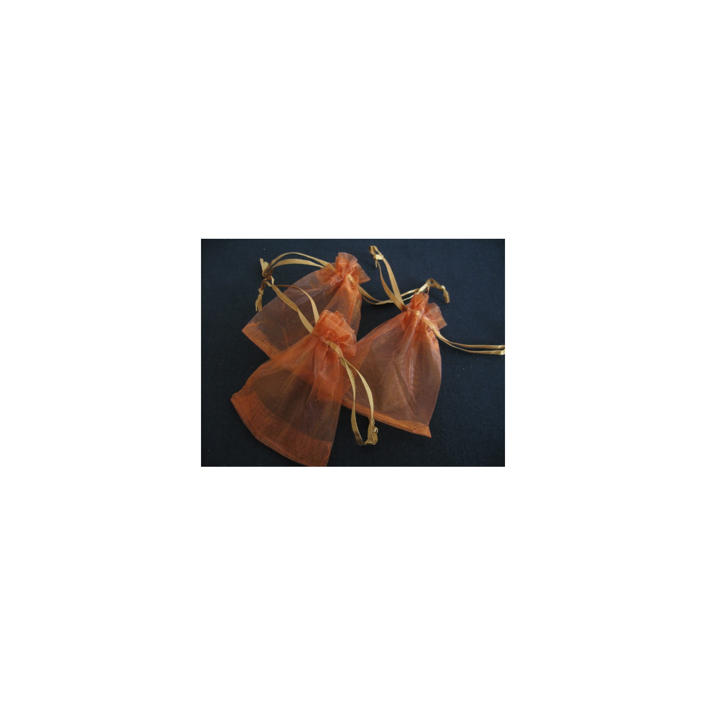 Organza Gift Bag Brown 13 x 20cm