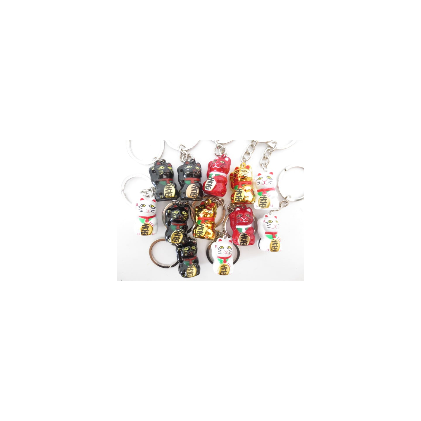 Wholesale - Metal Lucky cat keyhanger ()