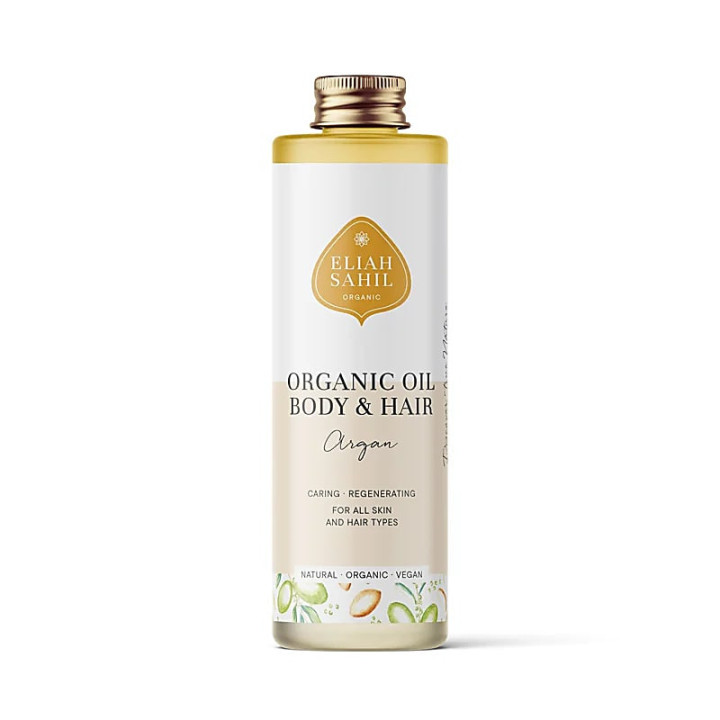 Huile Corps & Cheveux Argan bio Eliah Sahil | Pieralune