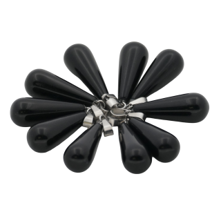 Black Onyx Teardrop Pendant ()