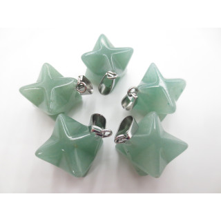 Gemstone Meteor Pendant - Aventurine (5 pieces)