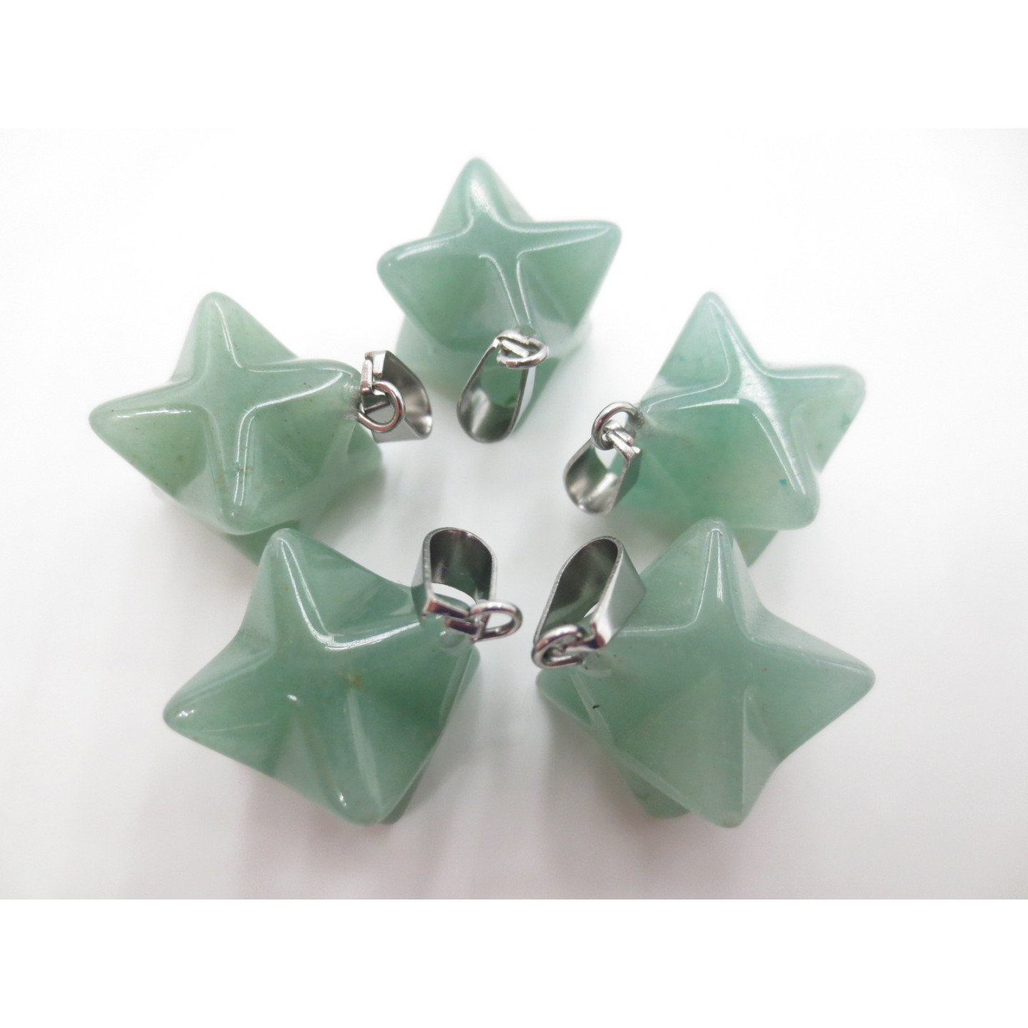 Gemstone Meteor Pendant - Aventurine (5 pieces)