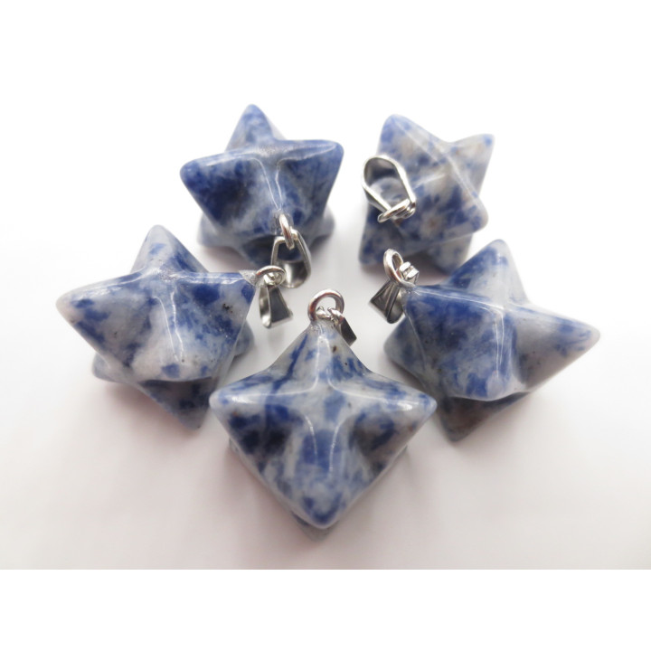 Gemstone Meteor Pendant - Rock Crystal (5 pieces)