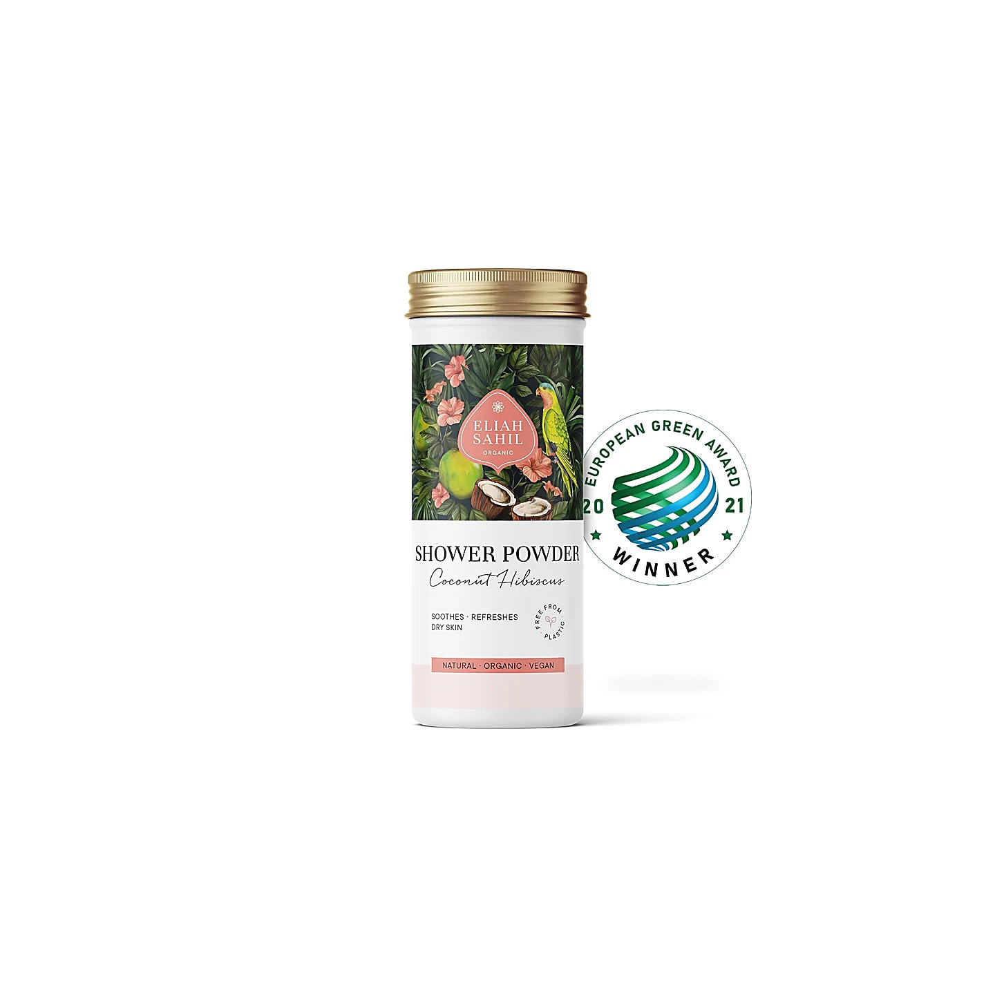 Poudre de Douche Bio Coco Hibiscus Eliah Sahil | Pieralune