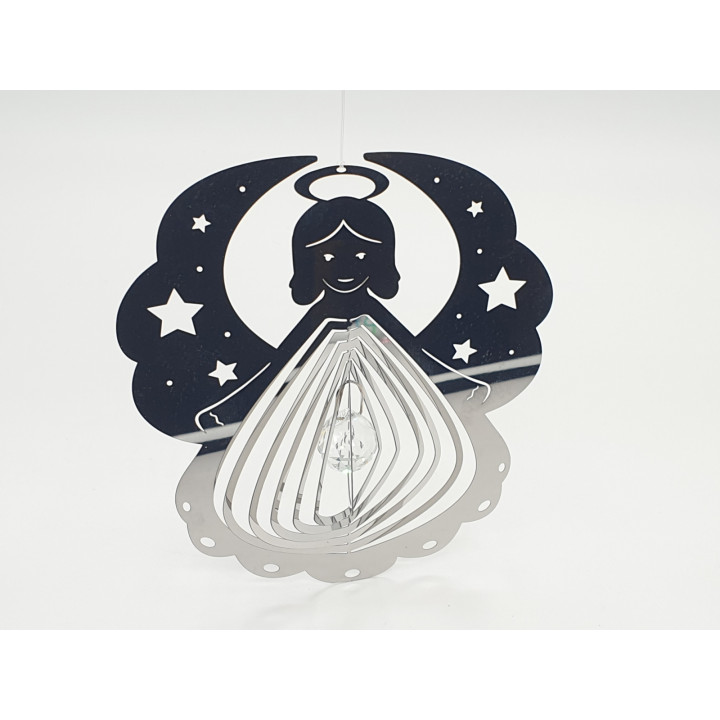 Cosmo Wind Spinner Angel with Crystal (28cm)