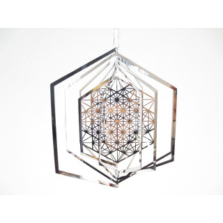 Cosmo Wind Spinner Fruit of Life (20cm)