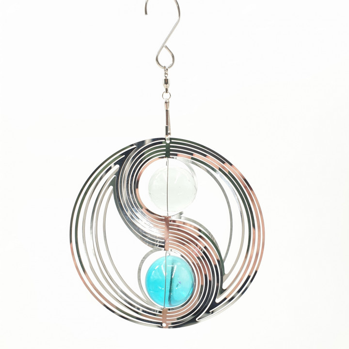 Mini Cosmo Yin Yang Aqua Blue ()