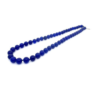 Wholesale 8 mm Lapis Lazuli Beaded Necklace (without Box)
