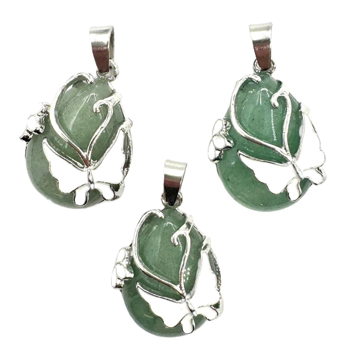 Gemstone Butterfly Pendant - Aventurine ()