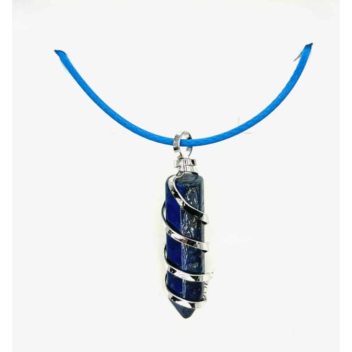 Gemstone Pendant Necklace - Lapis Lazuli