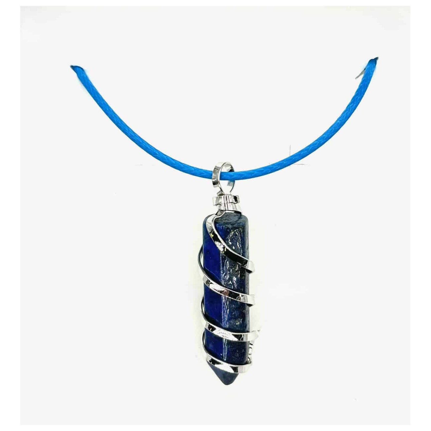 Gemstone Pendant Necklace - Lapis Lazuli