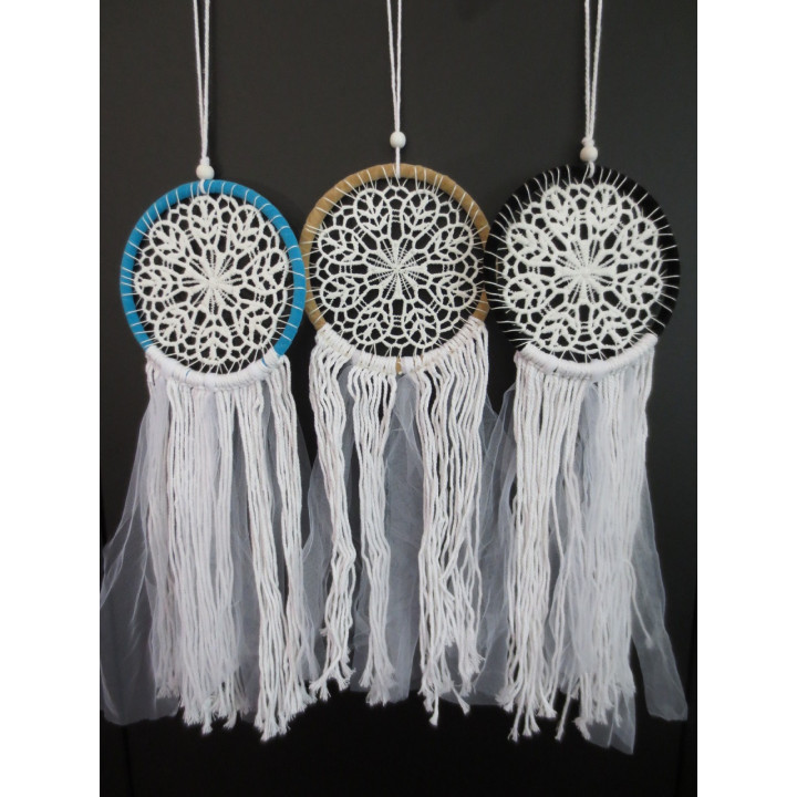 13cm Crochet Dream Catchers with Streamers ()