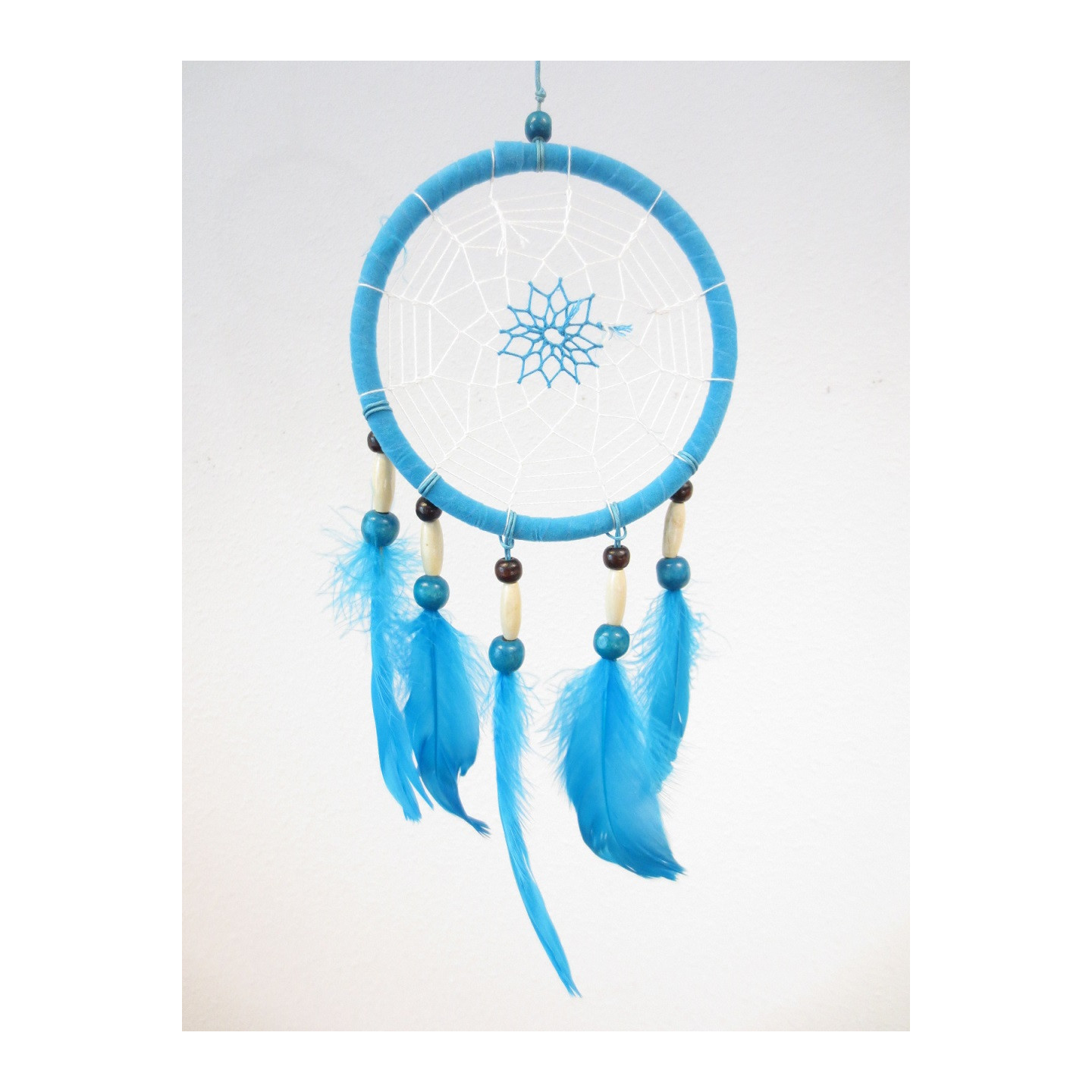 14cm Round Dreamcatchers with Goose Feathers ()
