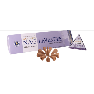Vijayshree Golden Nag Backflow Cones - Lavender