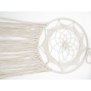 30cm Round Dreamcatcher Cream