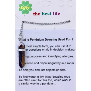 Gemstone Pendulum - Tigereye