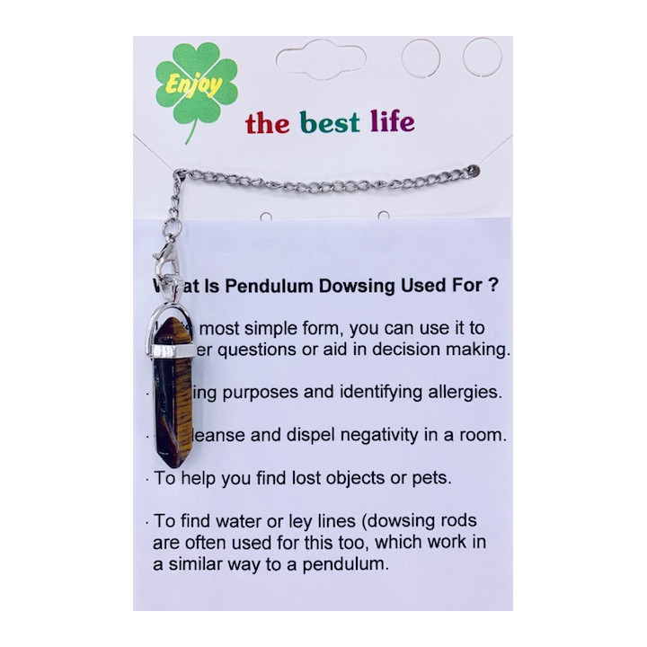 Gemstone Pendulum - Tigereye