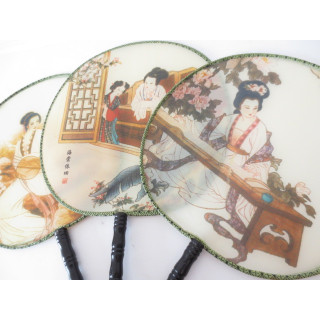 Japanese hand fan with collection