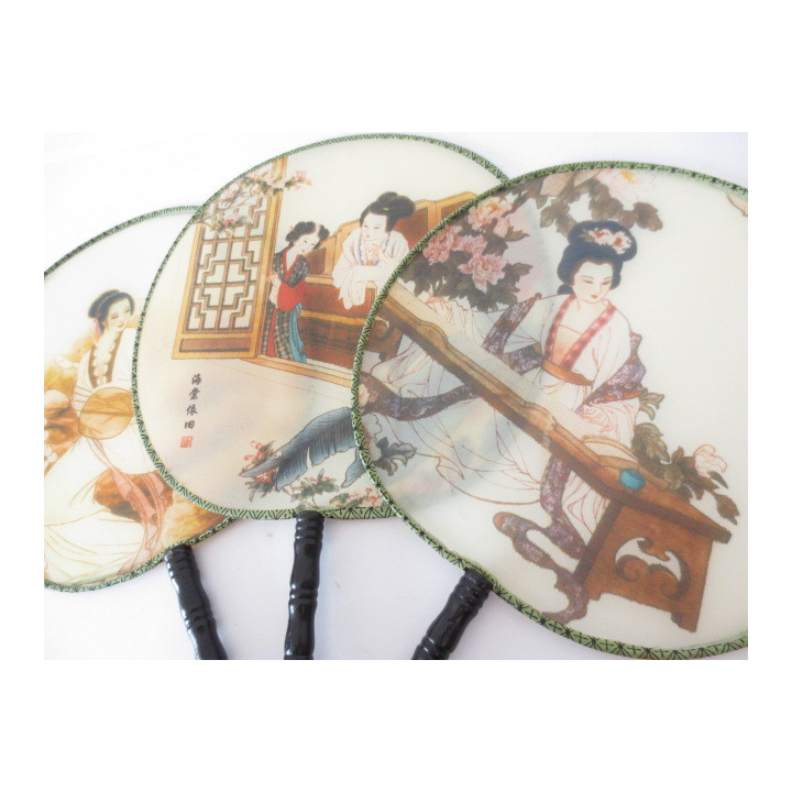 Japanese hand fan with collection