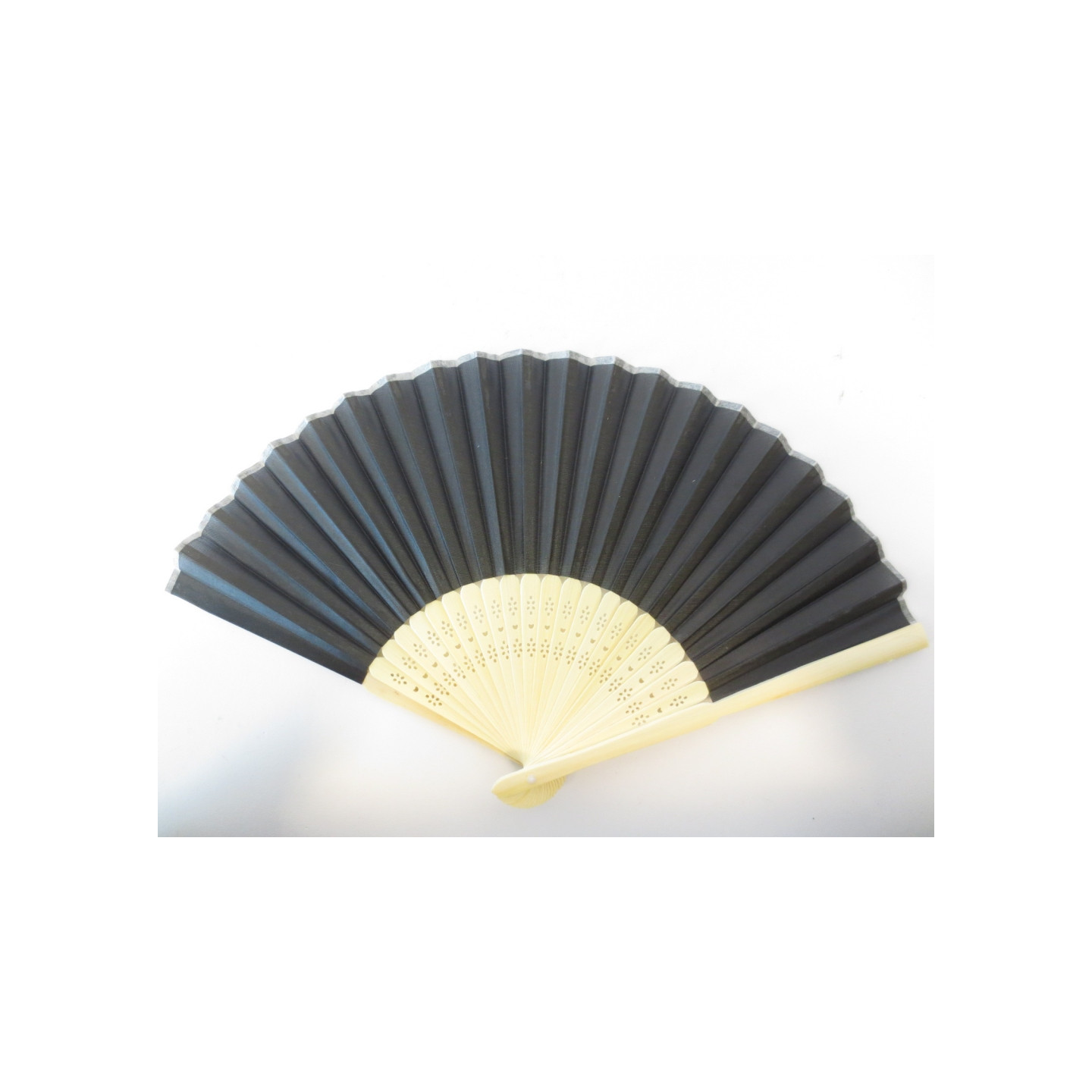 wooden fan black ( 10 pieces)