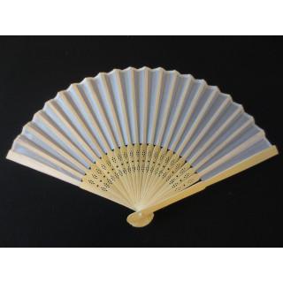 wooden fan white ( 10 pieces)
