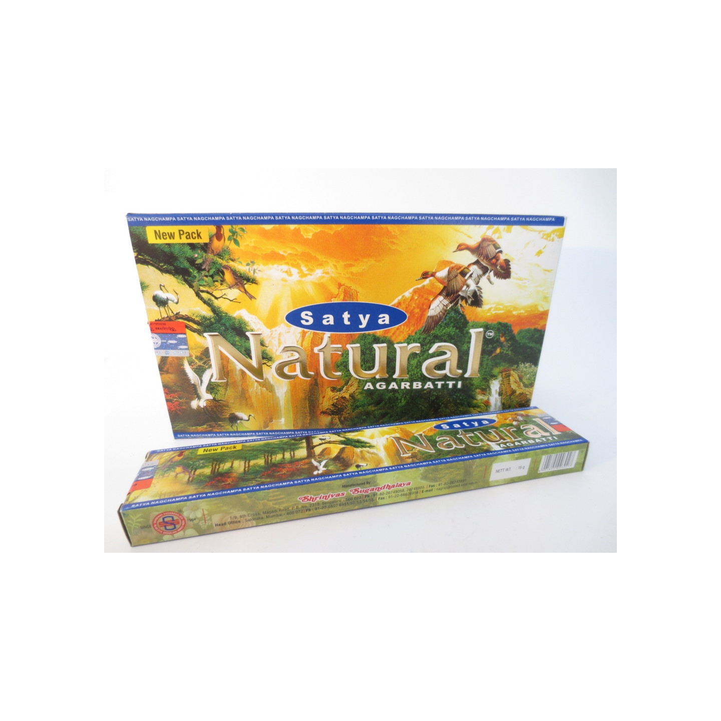 Satya Incense Earth - Natural Agarbatti 15g
