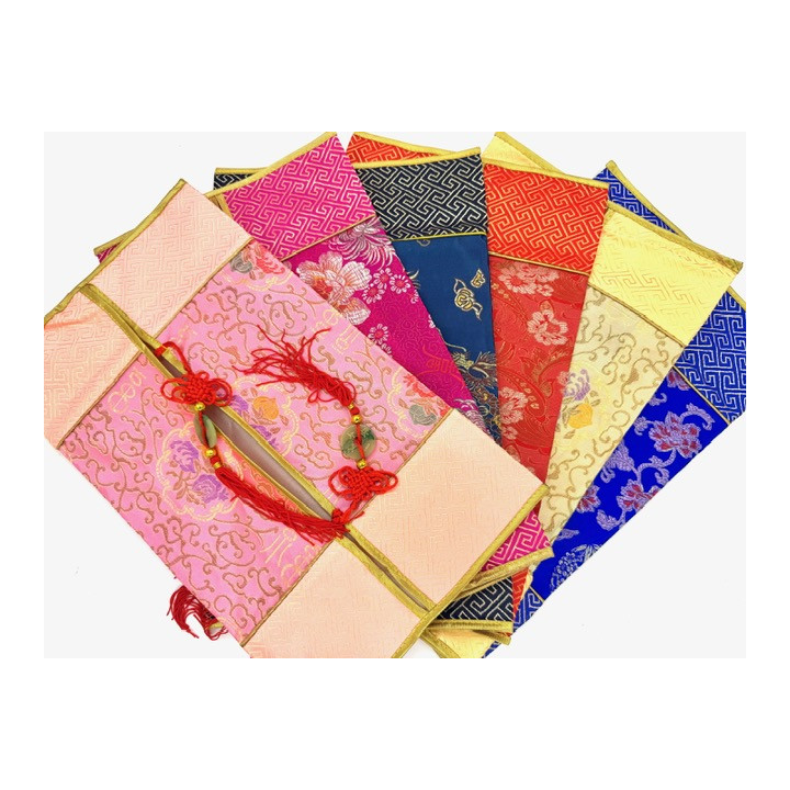 Asian Brocade Tissue Cover Set (6 pieces)