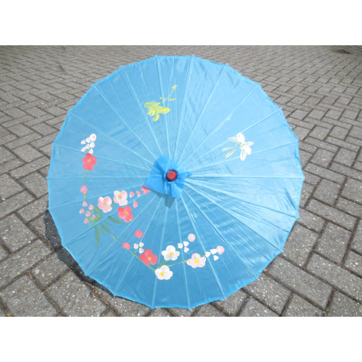 Chinese Umbrella - Blue (Large)