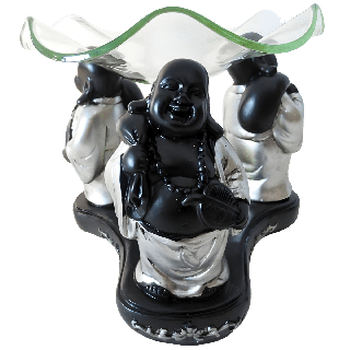 3 Happy Buddhas Oil Burner II (11 cm)