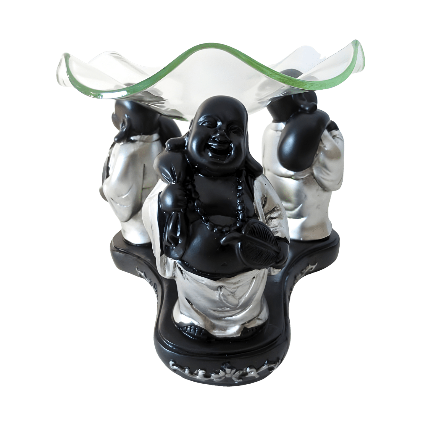 3 Happy Buddhas Oil Burner II (11 cm)