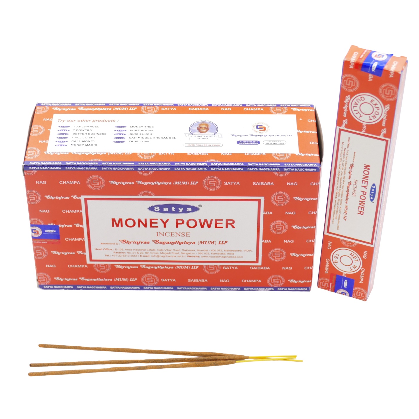 Satya Nag Champa Money Power 15g