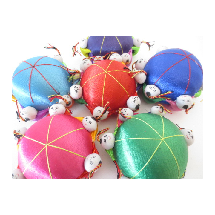 Traditional Lucky Doll Needle Cushion (Large) – Set (6 pieces)