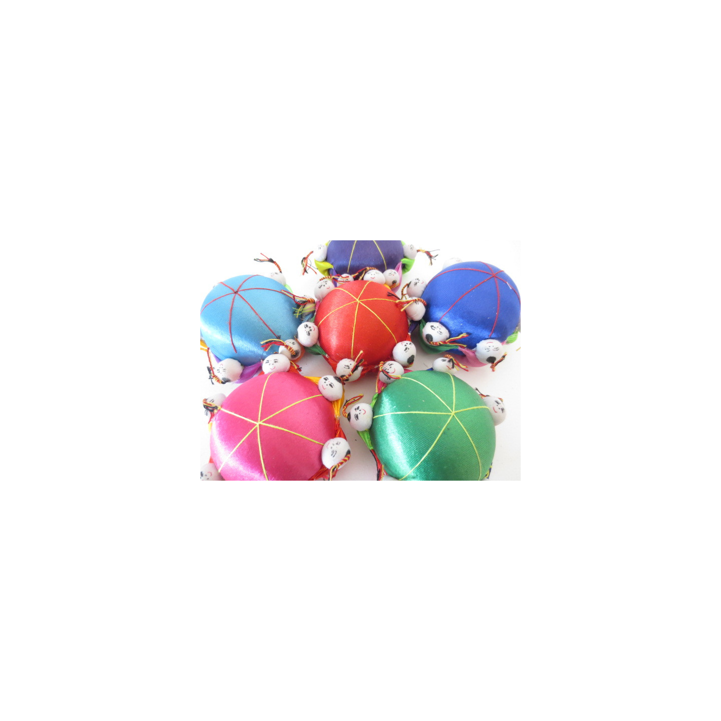 Traditional Lucky Doll Needle Cushion (Large) – Set (6 pieces)