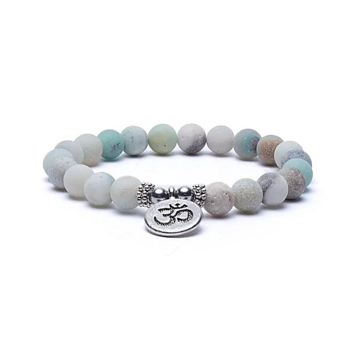 Mala/Bracelet en Amazonite élastique OHM | Pieralune