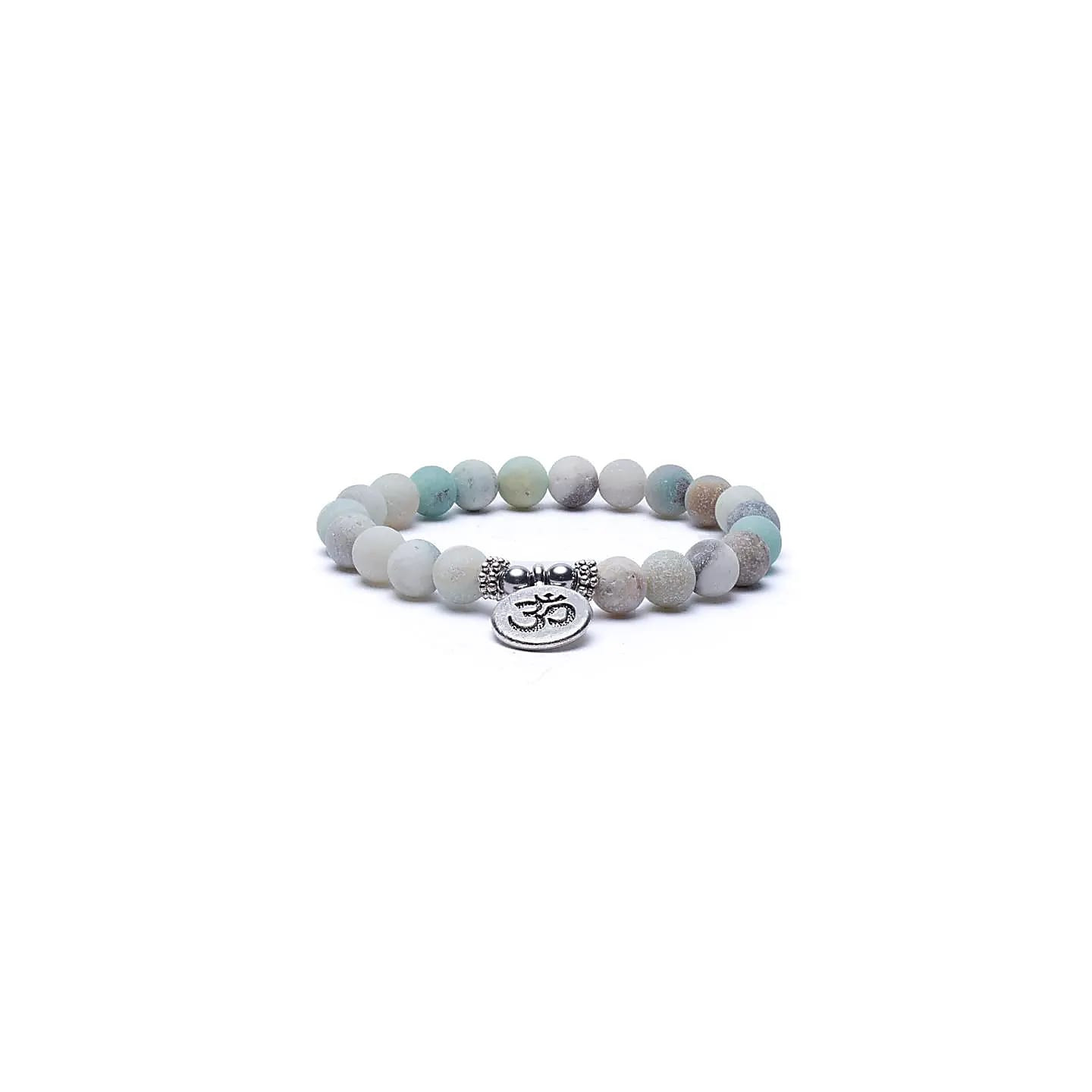 Mala/Bracelet en Amazonite élastique OHM | Pieralune