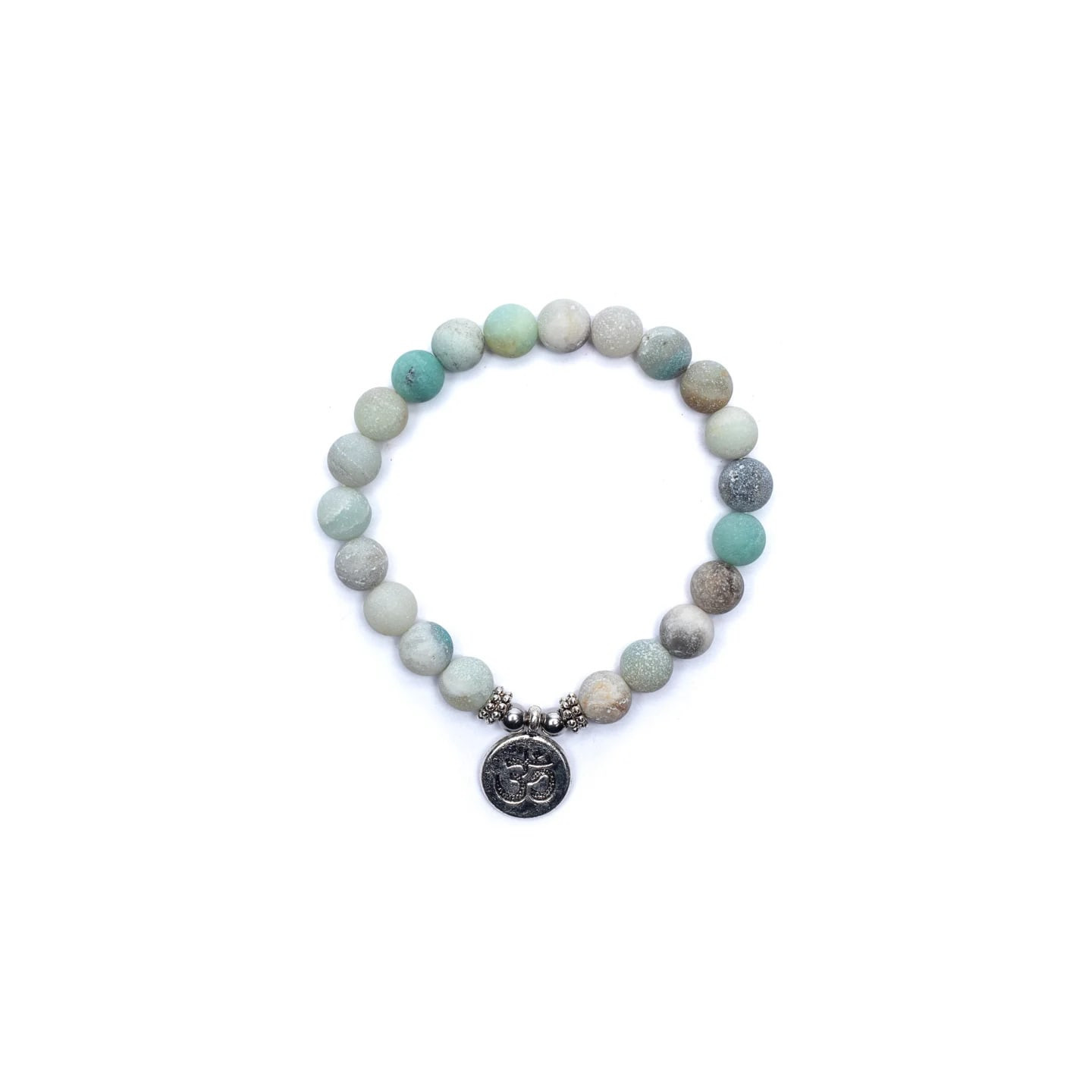 Mala/Bracelet en Amazonite élastique OHM | Pieralune