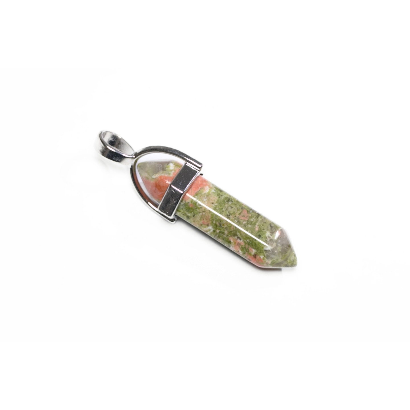 Gemstone Pendant - Unakite